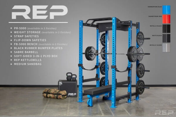 REP PR-5000 Power Rack With Weight Storage 4 REP PR-5000 Power Rack With Weight Storage - Image 2