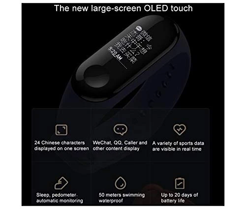 Xiaomi Mi Band 3 Fitness Tracker 4 Xiaomi Mi Band 3 Fitness Tracker - Image 2